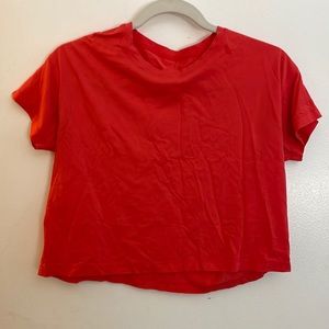 Lululemon crop shirt